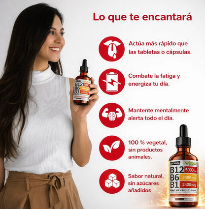 VITAMINA B12 COMPLEX – ALTA POTENCIA EN FÓRMU