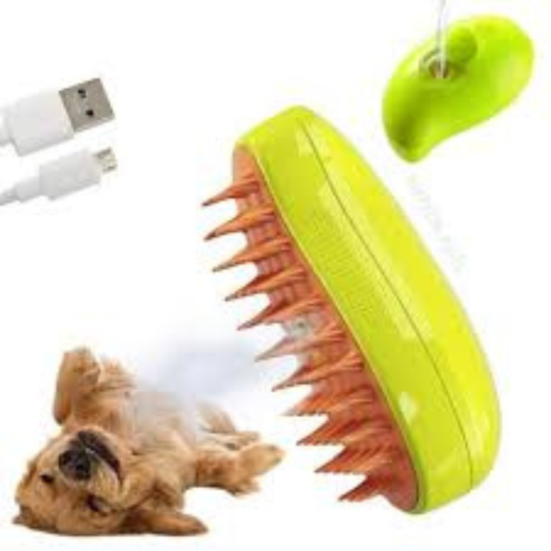 Cepillo a  Vapor Para mascotas 3 En 1