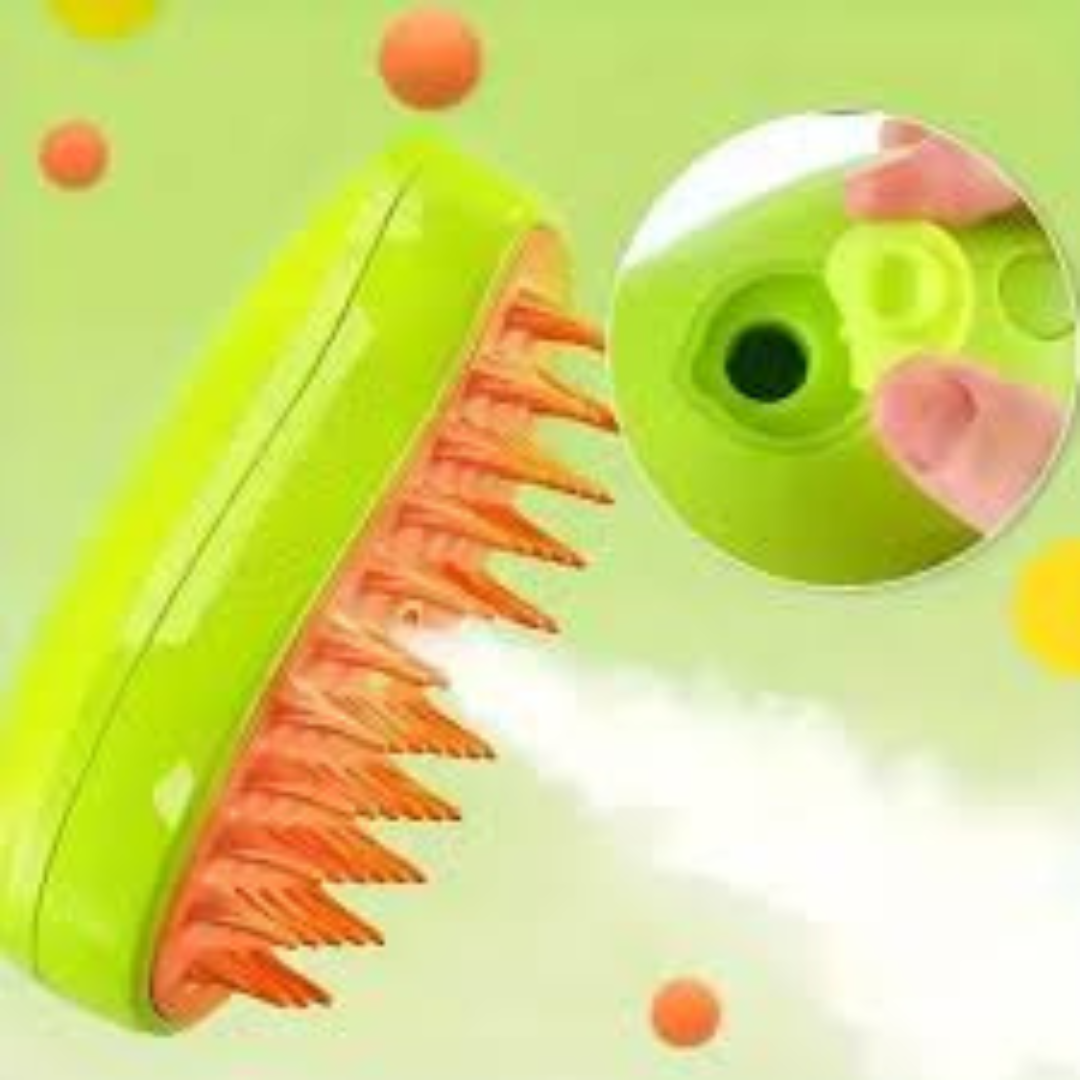 Cepillo a  Vapor Para mascotas 3 En 1